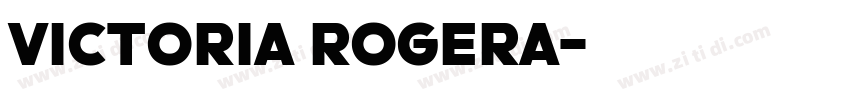 victoria rogera字体转换